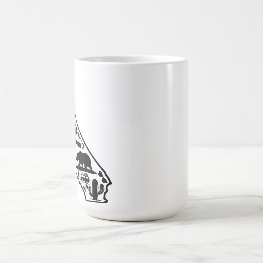 Kalifornien Kaffeetasse (Mittel)