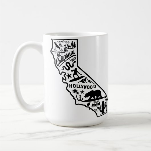 Kalifornien Kaffeetasse (Links)