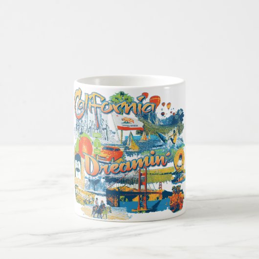 Kalifornien Kaffeetasse (Mittel)