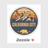 Kalifornien, Kalifornien Aufkleber (Blatt)