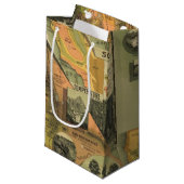 Kalifornien-Karte Kleine Geschenktüte (Vorderseite Schrägansicht)