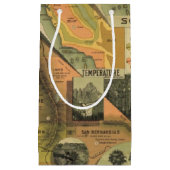 Kalifornien-Karte Kleine Geschenktüte (Vorderseite)