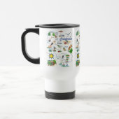 Kalifornien-Kartenreise-Tasse Reisebecher (Links)