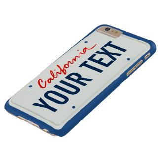 Kalifornien-Kfz-Kennzeichen-Handyfall Barely There iPhone 6 Plus Hülle