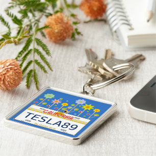 Kalifornien-Kfz-Kennzeichen Schlüsselanhänger