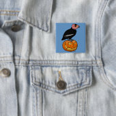 Kalifornien-Kondor Halloween Button (Beispiel)