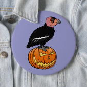 Kalifornien-Kondor Halloween Button (Beispiel)