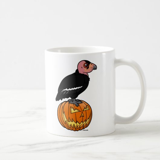 Kalifornien-Kondor Halloween Kaffeetasse (Rechts)