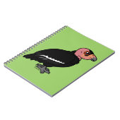 Kalifornien-Kondor Notizblock (Linke Seite)