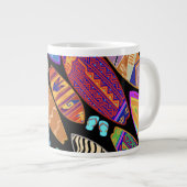 Kalifornien Küste Surfboards Jumbo-Tasse (Vorderseite Rechts)