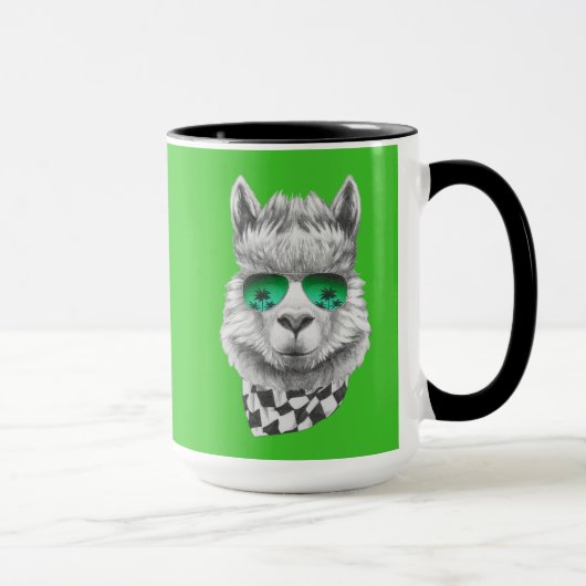 Kalifornien-Lama Tasse (Rechts)