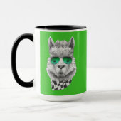 Kalifornien-Lama Tasse (Links)