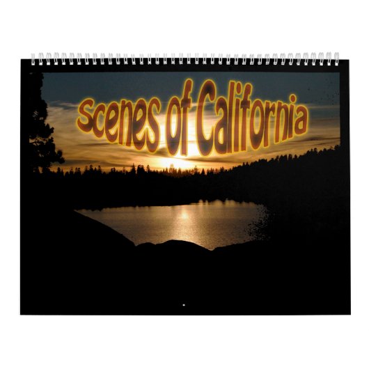 Kalifornien-Landschaft Kalender (Titelbild)
