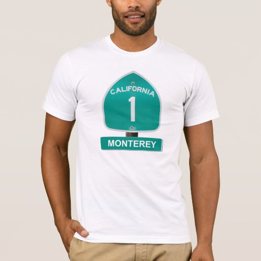Kalifornien-Landstraße1 Monterey-T - Shirt (Vorderseite)