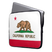 Kalifornien Laptopschutzhülle (Vorderseite Links)