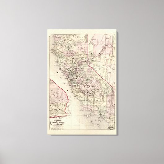Kalifornien Leinwanddruck (Vorderseite)