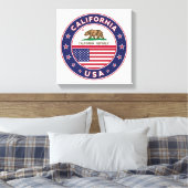 Kalifornien Leinwanddruck (Insitu (Schlafzimmer))