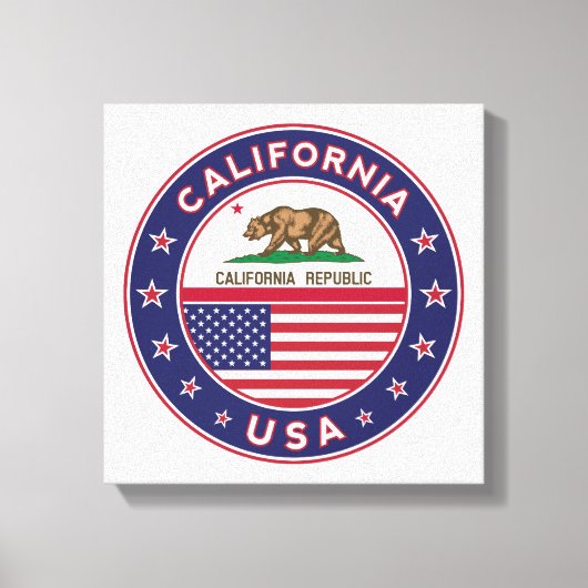 Kalifornien Leinwanddruck (Vorderseite)