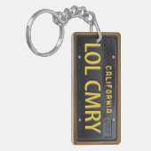 Kalifornien-Lizenz-Platten-Schlüsselanhänger Schlüsselanhänger (Vorderseite links)