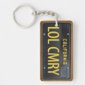 Kalifornien-Lizenz-Platten-Schlüsselanhänger Schlüsselanhänger (Vorderseite)