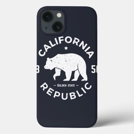 Kalifornien-Logo | der goldene Staat Case-Mate iPhone Hülle (Rückseite)