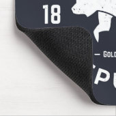 Kalifornien-Logo | der goldene Staat Mousepad (Ecke)