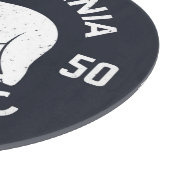 Kalifornien-Logo | der goldene Staat Schneidebrett (Ecke)