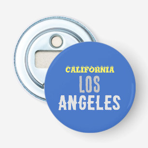 Kalifornien Los Angeles City USA Retro Vintag Blue Flaschenöffner