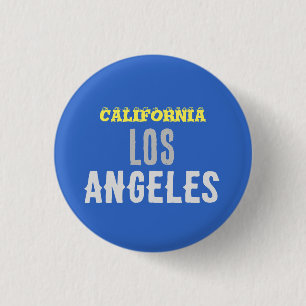 Kalifornien Los Angeles Stadt USA Retro Vintage Bl Button
