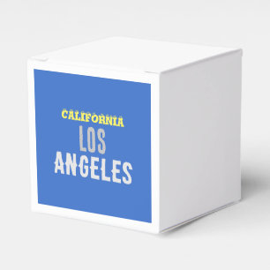 Kalifornien Los Angeles Stadt USA Retro Vintage Bl Geschenkschachtel