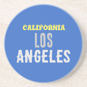 Kalifornien Los Angeles Stadt USA Retro Vintage Bl Getränkeuntersetzer