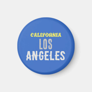 Kalifornien Los Angeles Stadt USA Retro Vintage Bl Magnet