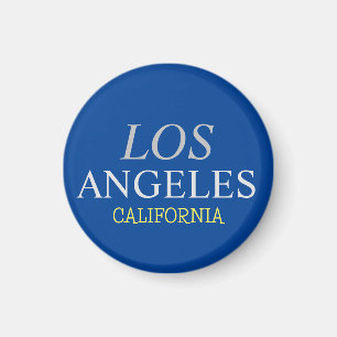 Kalifornien Los Angeles Stadt USA Retro Vintage Bl Magnet