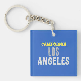 Kalifornien Los Angeles Stadt USA Retro Vintage Bl Schlüsselanhänger