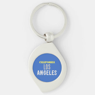 Kalifornien Los Angeles Stadt USA Retro Vintage Bl Schlüsselanhänger