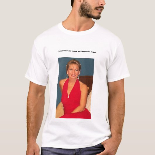 Kalifornien-Mädchen… T-Shirt (Vorderseite)