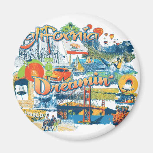 Kalifornien Magnet (Vorne)