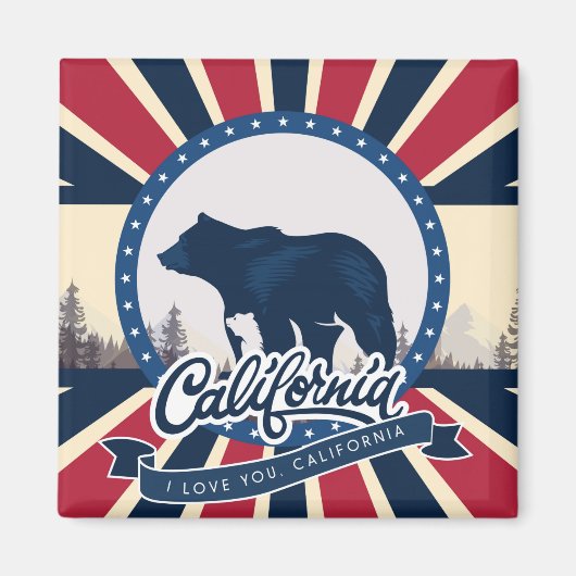 Kalifornien Magnet (Vorne)