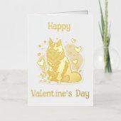 Kalifornien Maine Coon Valentine's Cards 🐾 💖 (Vorderseite)