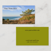 Kalifornien-Meerblick Visitenkarte (Vorne/Hinten)