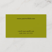 Kalifornien-Meerblick Visitenkarte (Rückseite)