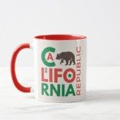 Kalifornien mit Grizzlybär-Logo Tasse (Links)