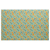 Kalifornien-Mohn und -Jade Stoff (Fat Quarter (45,7 x 55,9 cm))