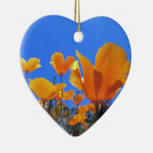 Kalifornien-Mohnblume Keramik Ornament (Rechts)