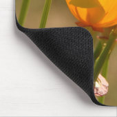 Kalifornien-Mohnblumen-Blume Mousepad (Ecke)
