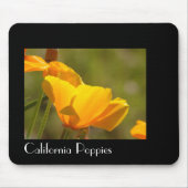 Kalifornien-Mohnblumen-Blumen Mousepad (Vorne)