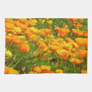Kalifornien-Mohnblumen Handtuch