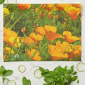 Kalifornien-Mohnblumen Handtuch (Gefaltet)