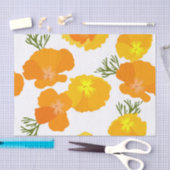 Kalifornien-Mohnblumen-Seidenpapier Seidenpapier (Handwerk)