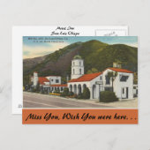 Kalifornien, Motel Inn, San Luis Obispo Postkarte (Vorne/Hinten)